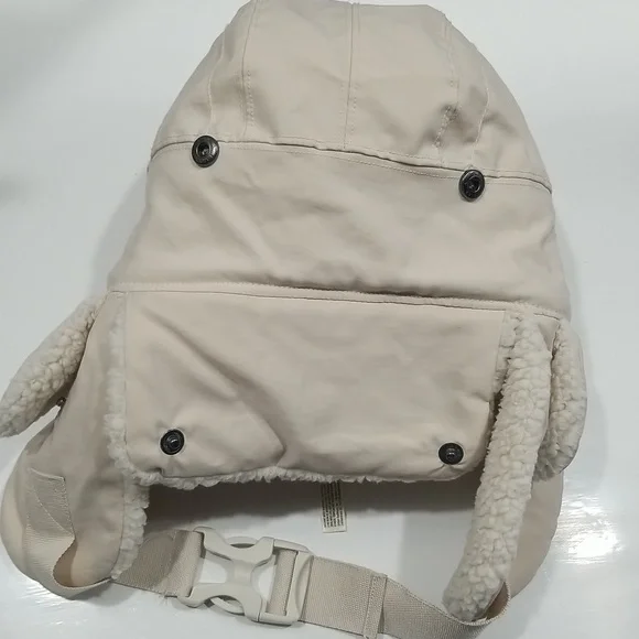 Free People Cream Shearling Hat - Picture 3 of 7